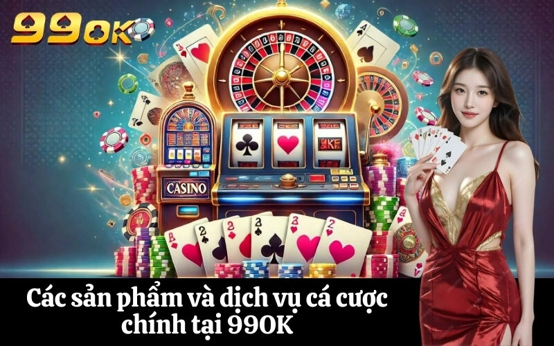 Các sản phẩm và dịch vụ cá cược chính tại 99OK